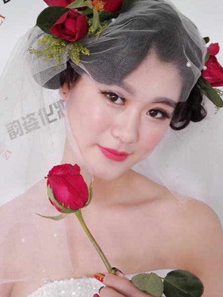 韵姿美发化妆学校学生作品